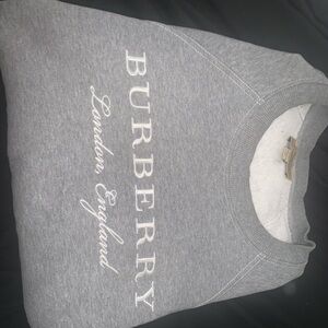 Vintage Grey Burberry Sweatshirt
